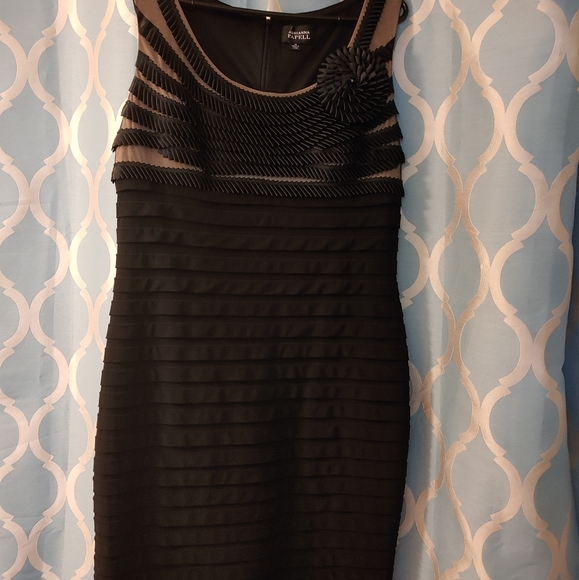 Adrianna Papell size 14 black dress - Picture 1 of 2